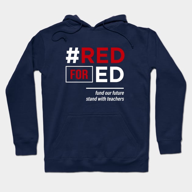 Red for Ed Hoodie by amalya